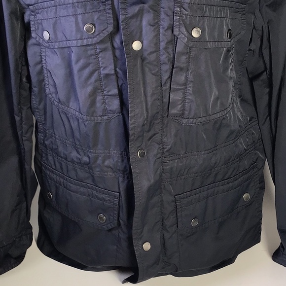 Theory Anorak active twill Men’s Yost style jacket. Black Size Large. - Picture 2 of 11